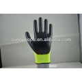 Hi-Viz nappyHi-Viz Acryl- und Nylon-Handschuhe beschichtetes Nitril